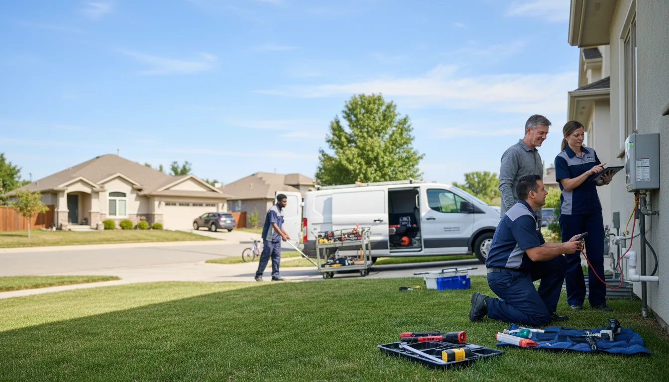 Tankless water heater service in Manila, AR
